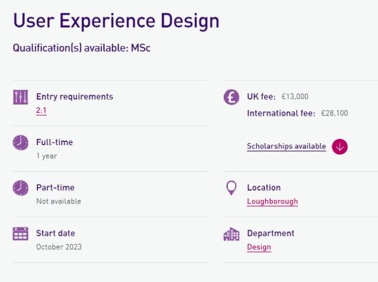拉夫堡用户体验与服务设计/用户体验设计