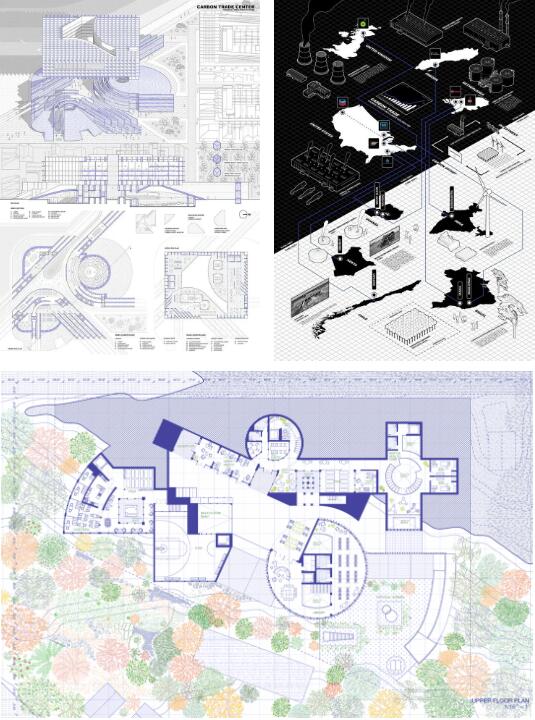 哥伦比亚大学建筑空间类专业作品集